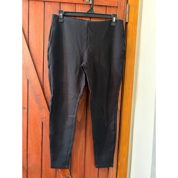 Chico's Pants - Chicos So Slimming Black Pull On Leggings Pants Womens Size 0 Small Stretch